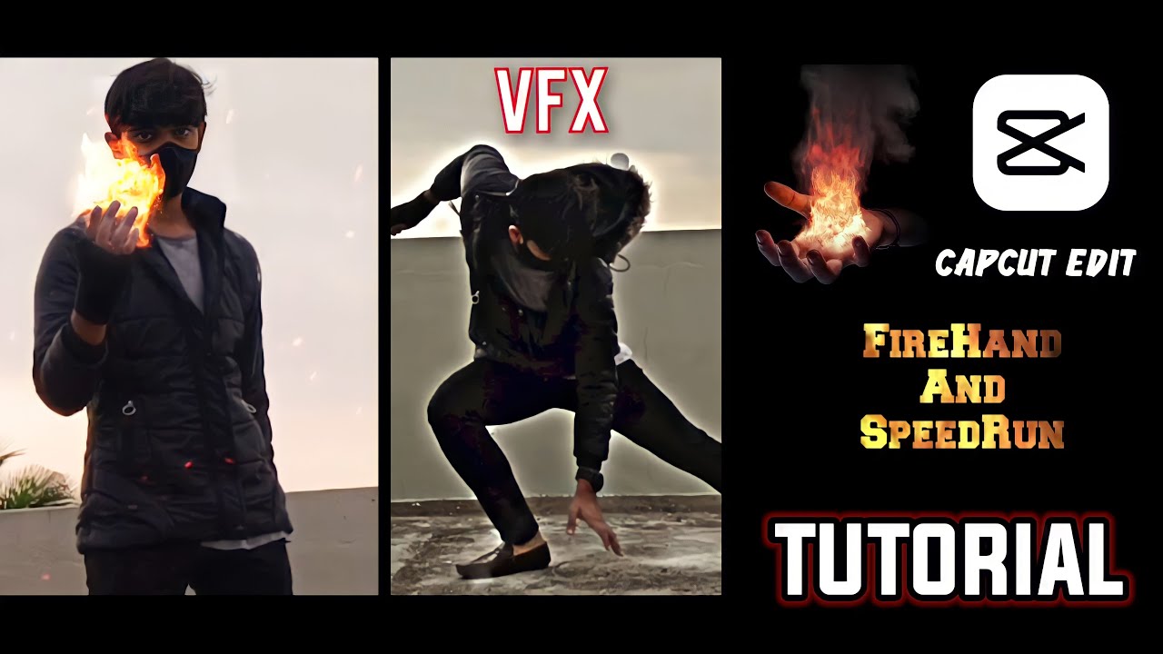 Firehand 🔥 и скоростной прохождение Capcut VFX Простое руководство по редактированию (редактирова...