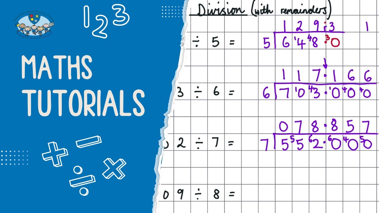UKS2 Short Division (with remainders)