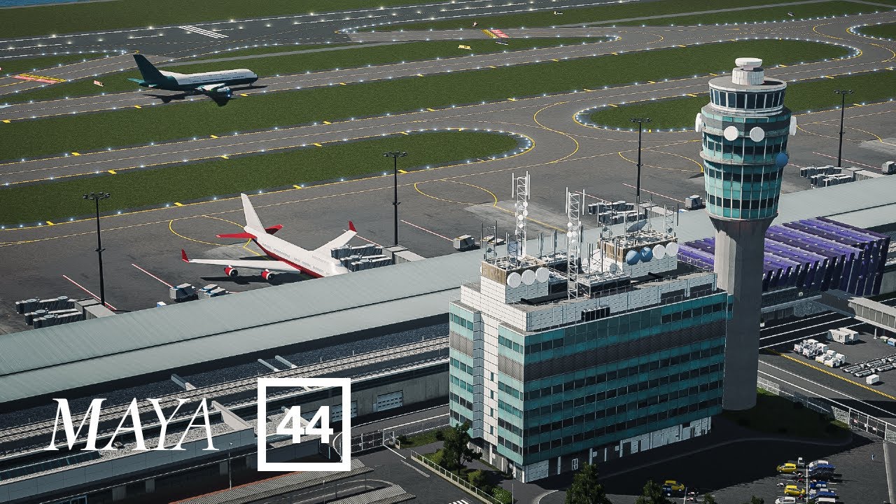 International Airport (Part 1: The Layout) - Cities Skylines: Maya [EP 44]
