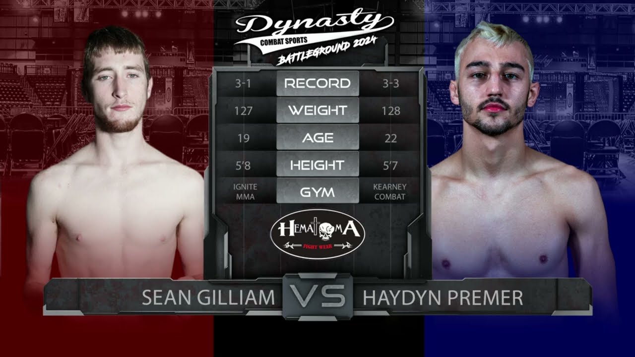 Sean Gilliam vs Haydyn Premer