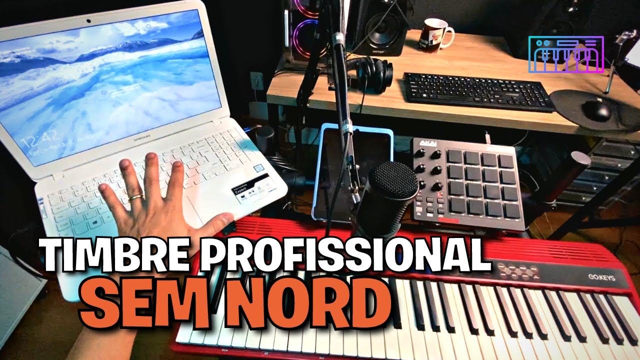 Setup Bom e Barato / Não precisa ter teclado caro.