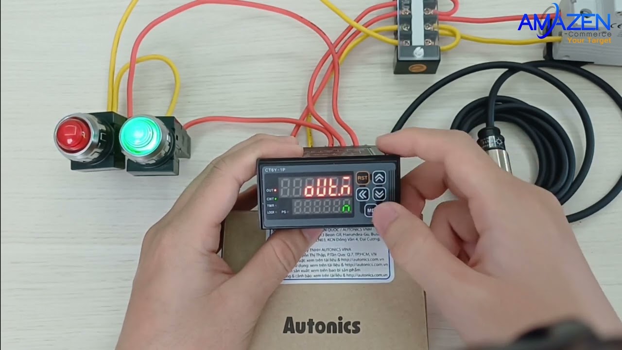 Hướng dẫn cài đặt Timer/Counter Autonics CT6Y-1P4 (CT series) | Amazen.com.vn