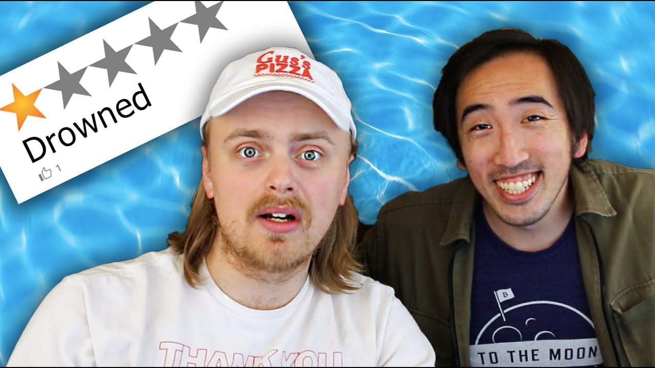 who wrote these bad small town waterpark reviews?