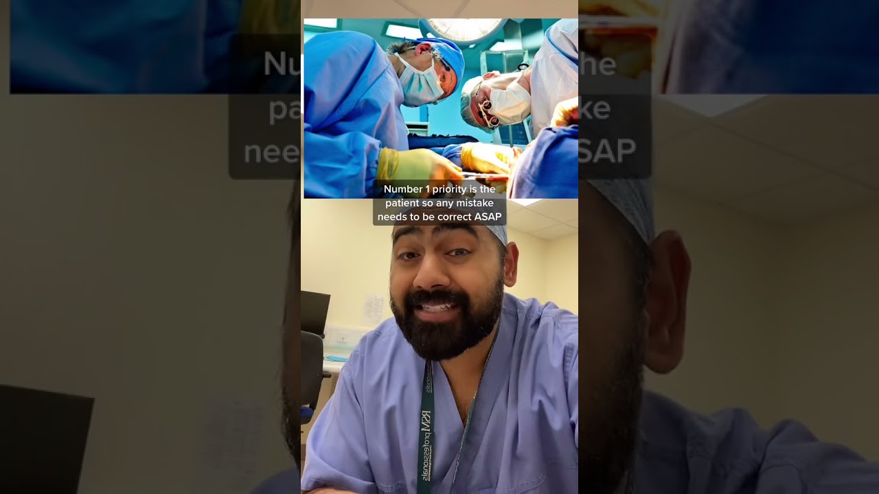 What happens when a Surgeon makes a mistake?! #shorts