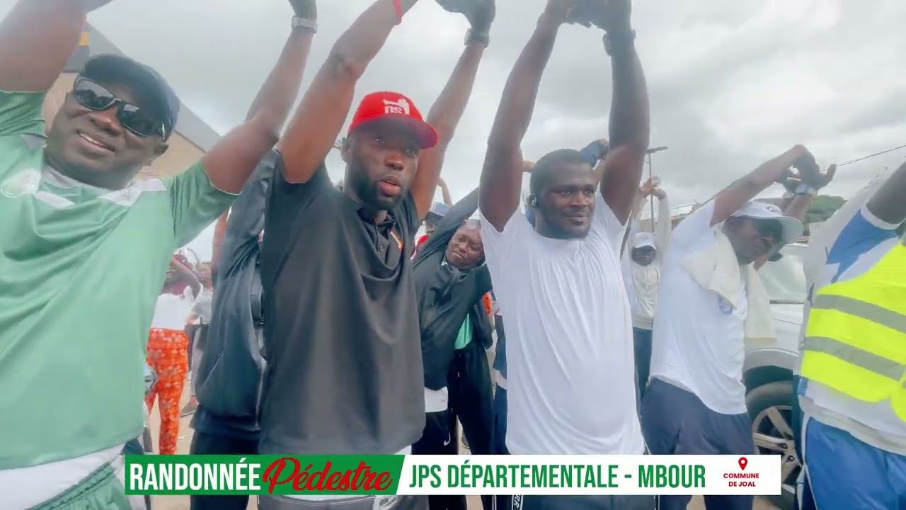 Randonn&eacute;e P&eacute;destre de la JPS departemental -MBOUR #sowdigital