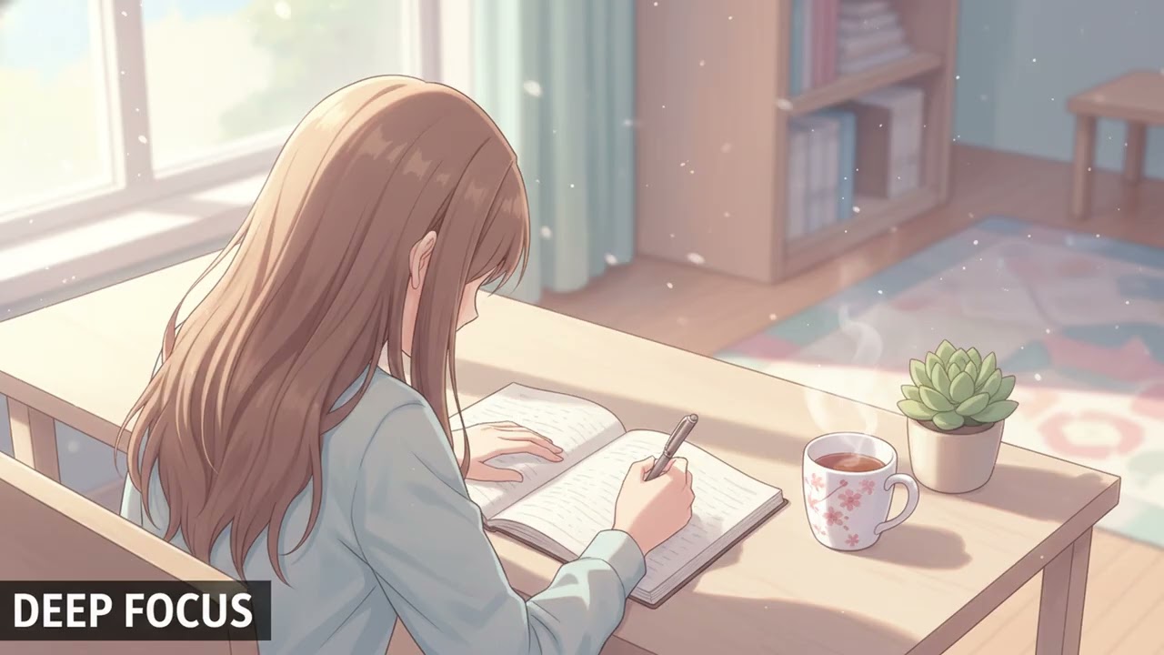 Deep Focus Piano Lofi for Studying | No Lyrics, Distraction-Free (60 Minutes)