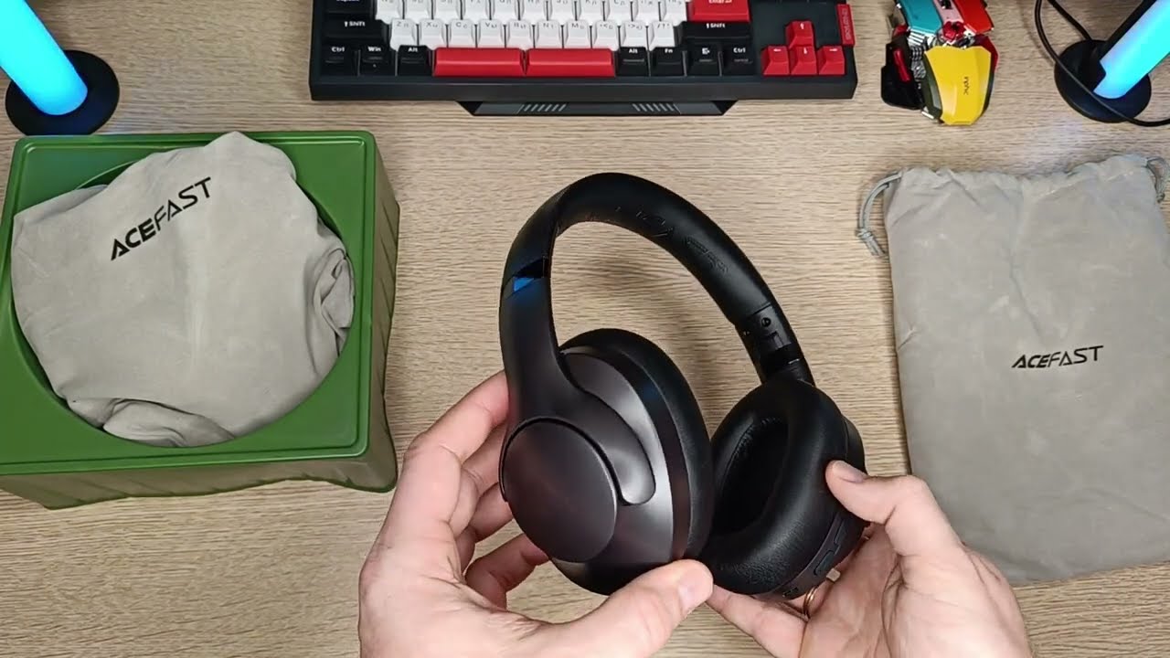 Полноразмерные Наушники ACEFAST H4 с активным шумоподавлением и хорошим звуком