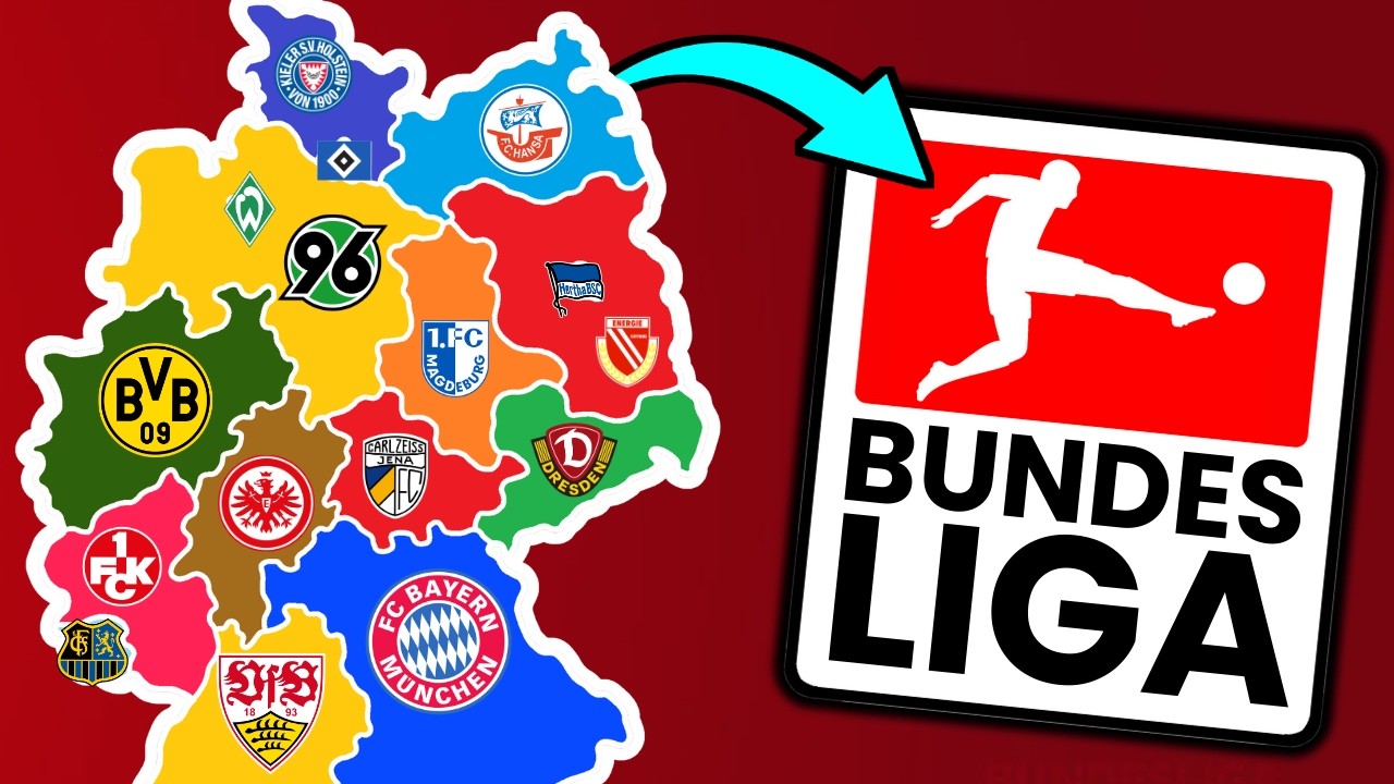 Bundesliga, aber jedes Bundesland stellt einen Verein