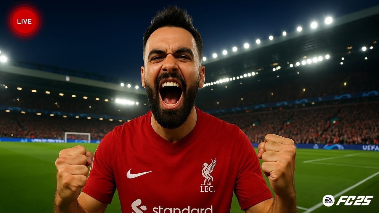 LIVE AZI DERBY CU BARCELONA IN UCL - MAROCANU LA LIVERPOOL IN #fc25 🔥❤️