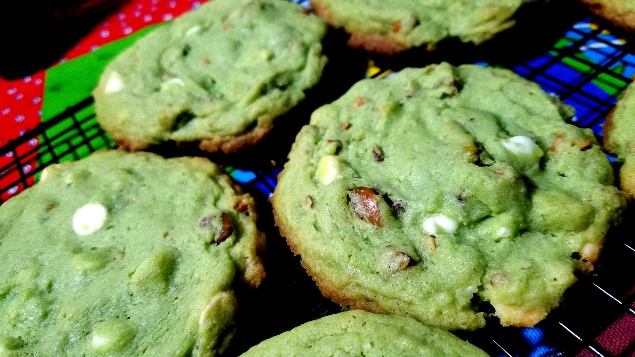 Pistachio White Chocolate Chip Cookies | Taste of Trini