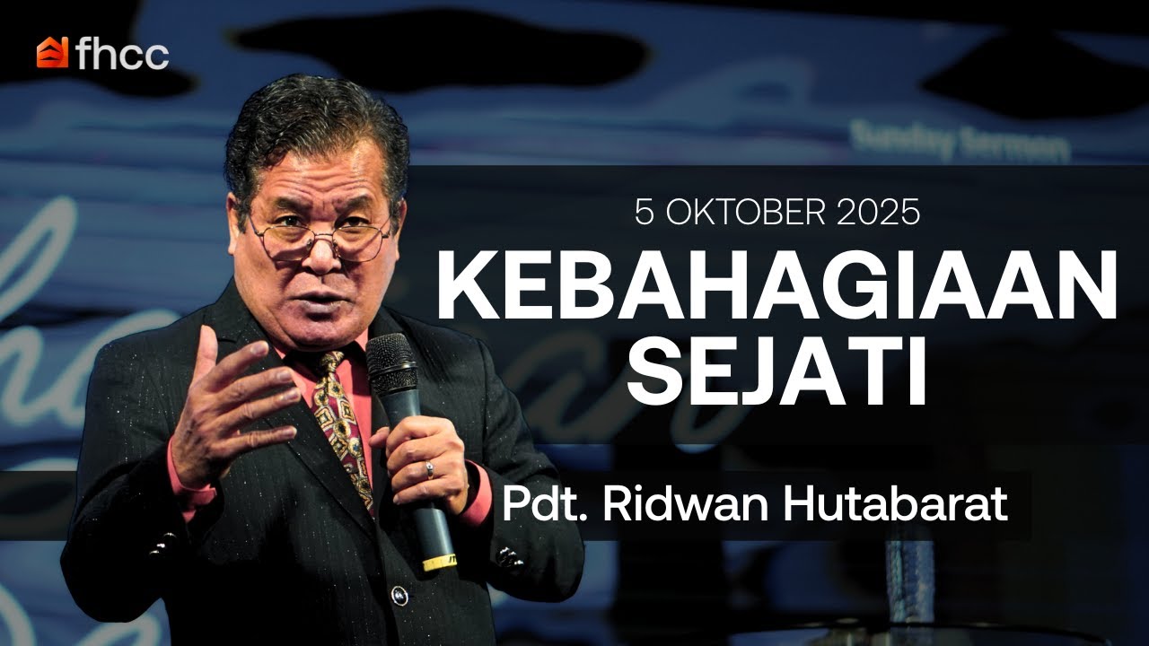 Sunday Service, 05 Oktober 2025 - Pdt. Ridwan Hutabarat