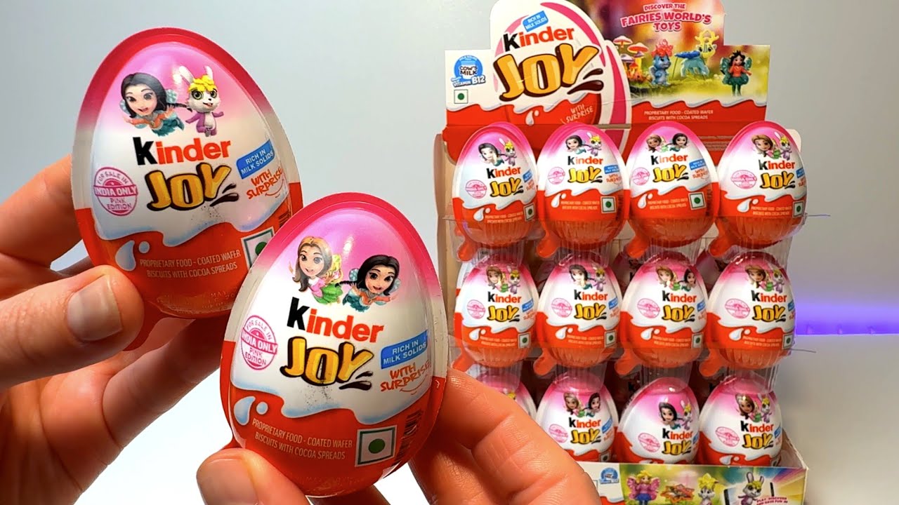 super cute fairies world's toys! No talking Kinder Joy Eggs unboxing! ASMR Unboxing