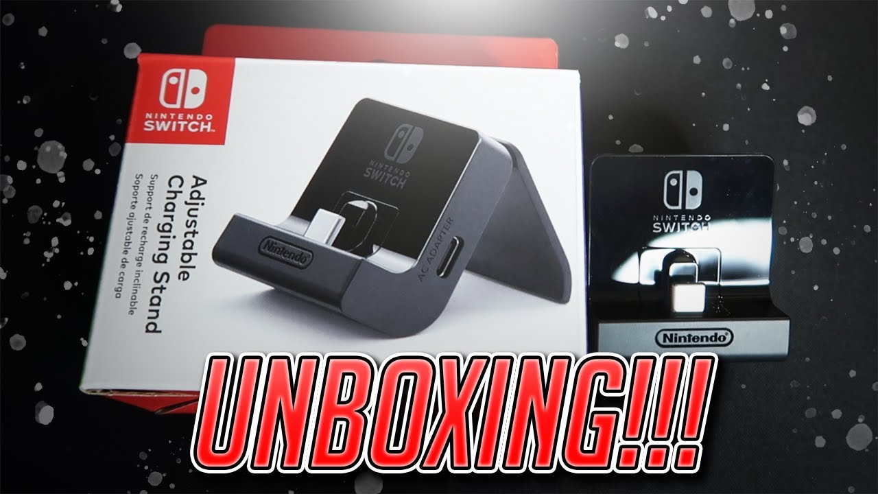 Nintendo Switch Adjustable Charging Stand Unboxing!!! | Mikeinoid