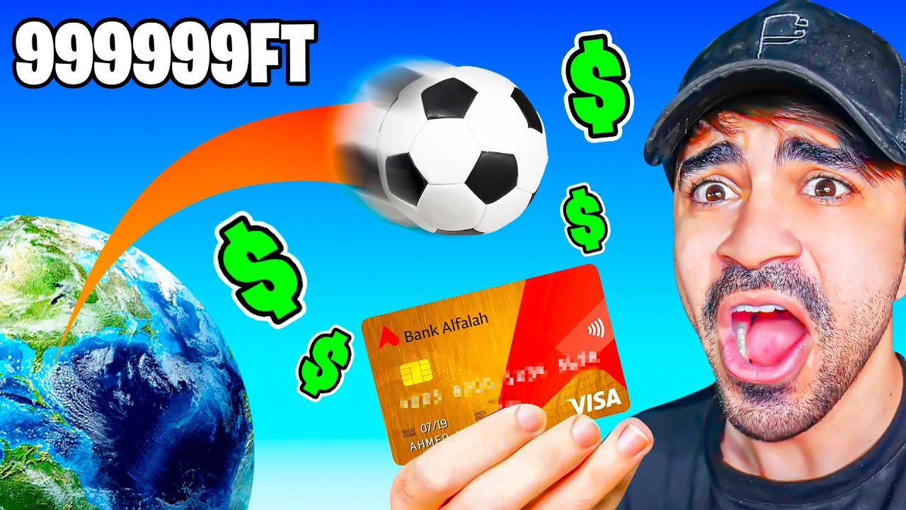 دفعت 99999$ عشان اسجل ابعد هدف في العالم !!! | ROBLOX