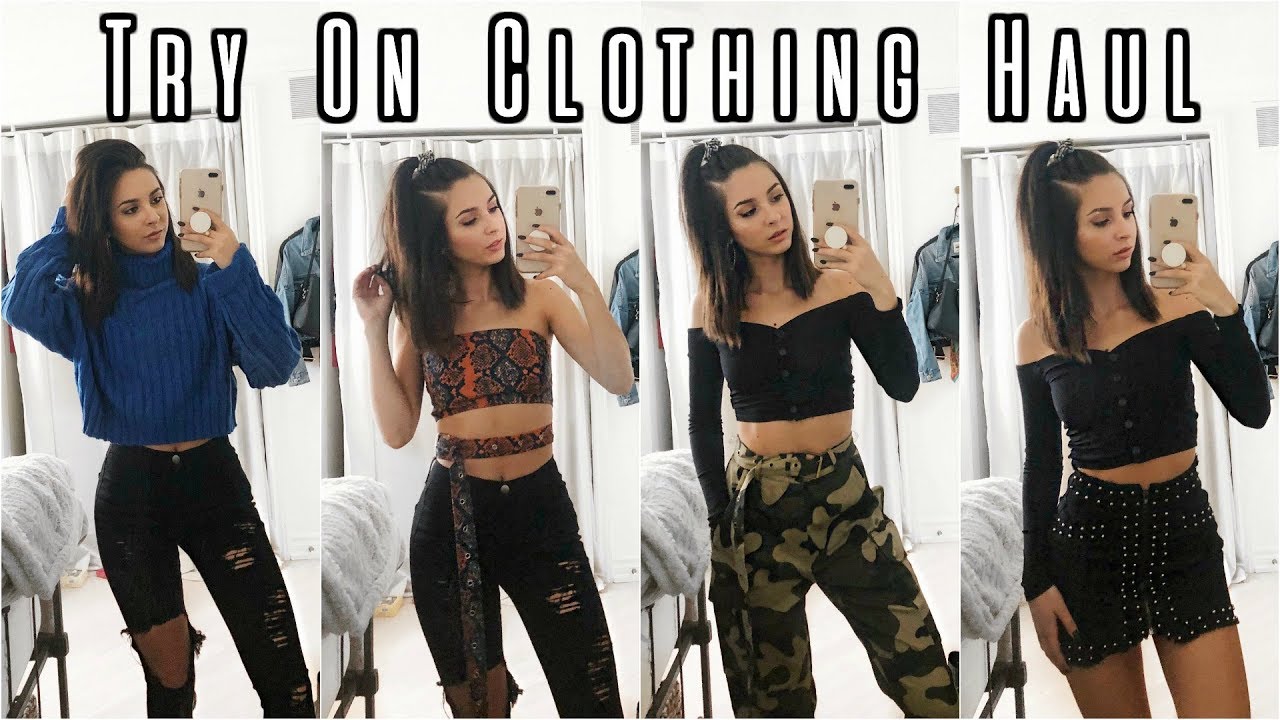 TRY ON CLOTHING HAUL  2018 | Fashion Nova