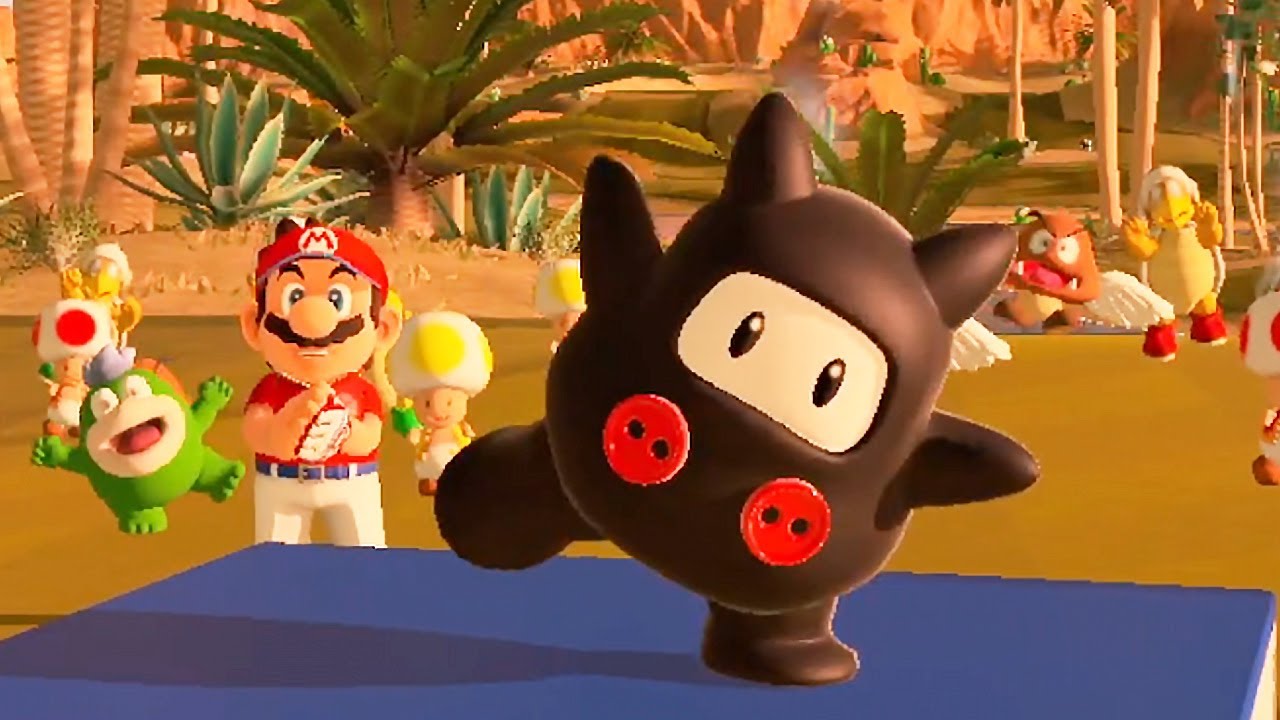 Mario Golf Super Rush - Full Spiky Palms Course with Ninji Gameplay