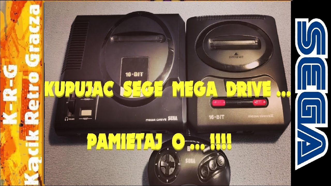 KUPUJĄC SEGA MEGA DRIVE 1 LUB 2 PAMIĘTAJ O TYCH RZECZACH !!!!