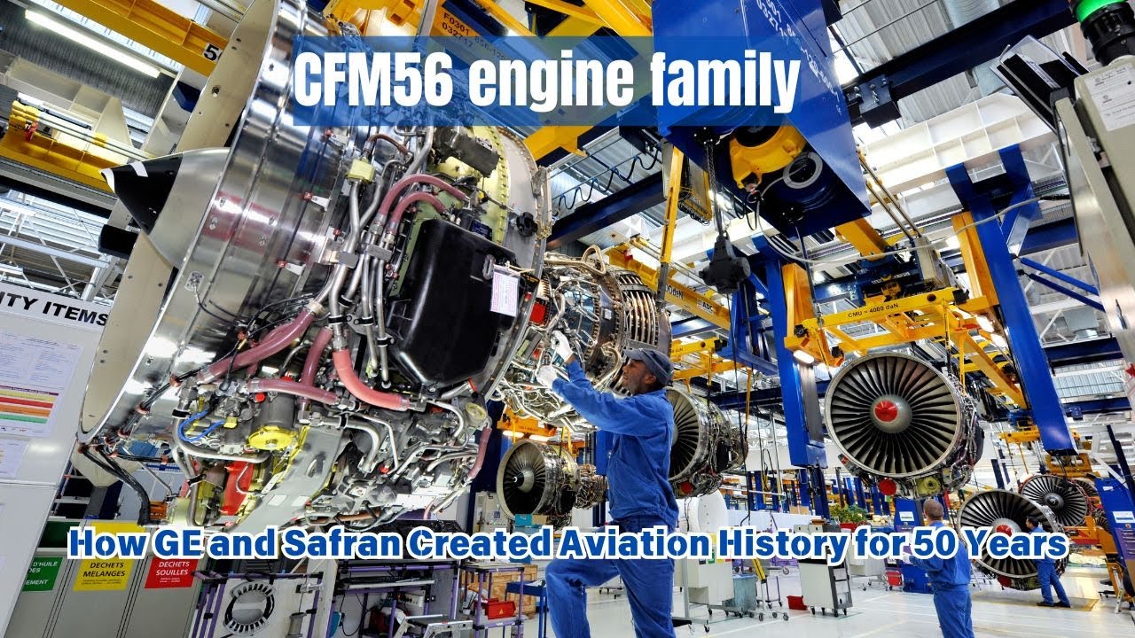 CFM-56 от Safran и GE — случайный двигатель