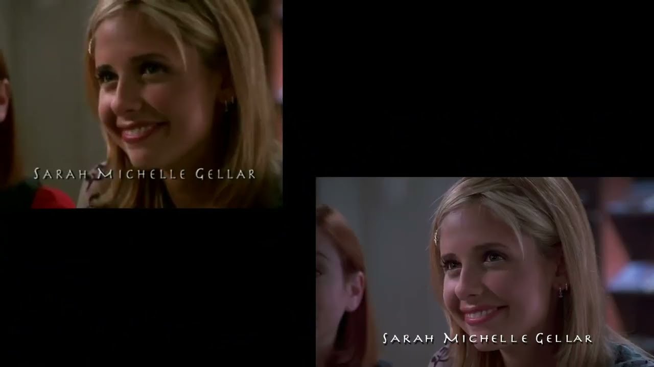 Buffy the Vampire Slayer Opening Credits SD vs HD Comparison