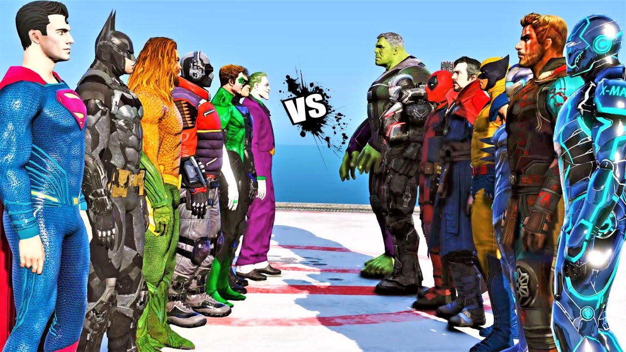 THE NEW AVENGERS vs JUSTICE LEAGUE | EPIC BATTLE