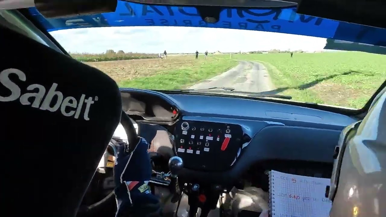Rallye Du pays du Lin 2025 Es8 notre abandon