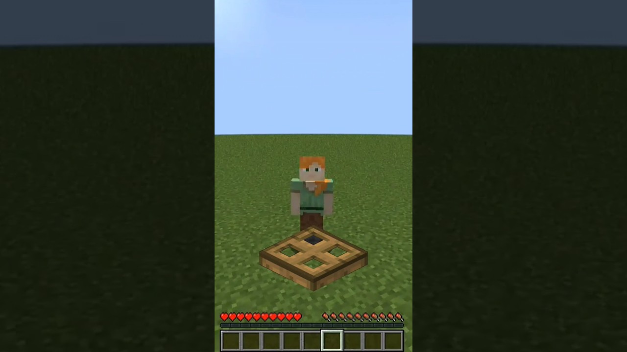Tutorial como hacer una trampilla en Minecraft #tutorial #humor