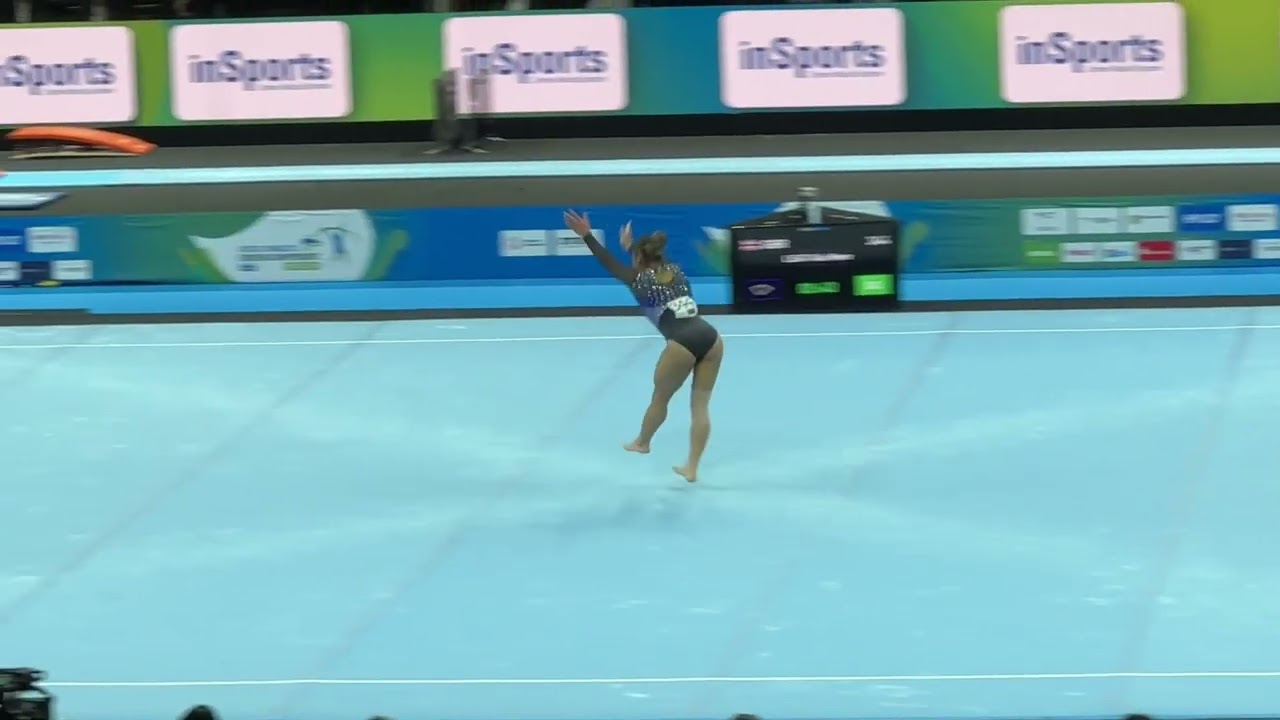Alia Leat Floor qualifications - 2025 European Championships