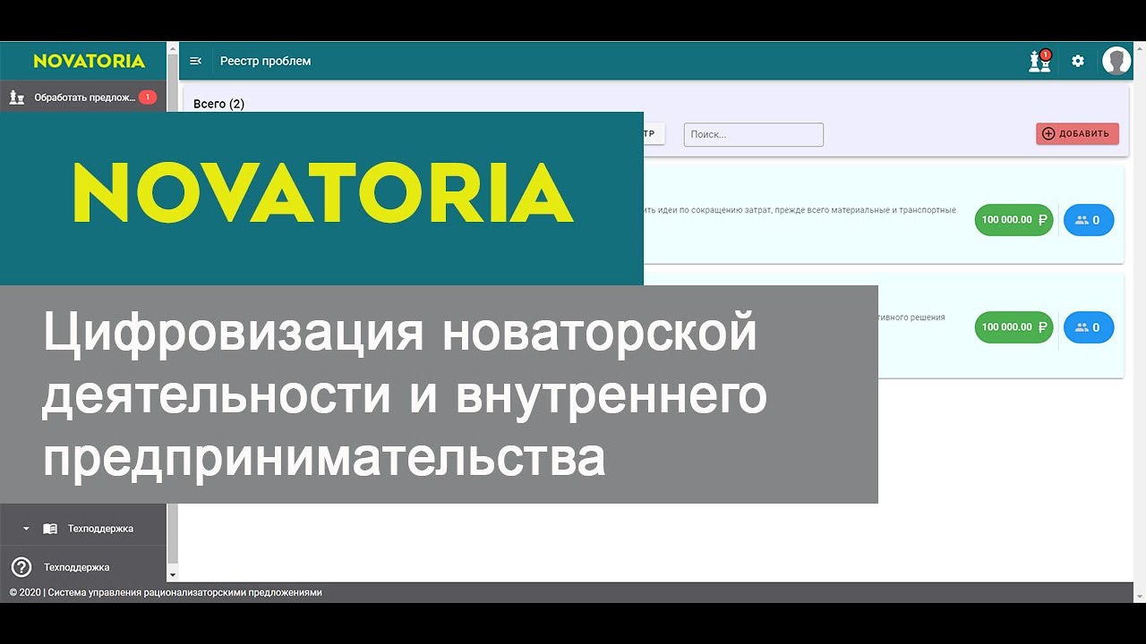 Цифровизация новаторской деятельности и внутреннего предпринимательства - Novatoria