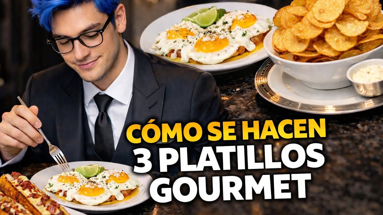 Cómo se hacen 3 platillos gourmet 