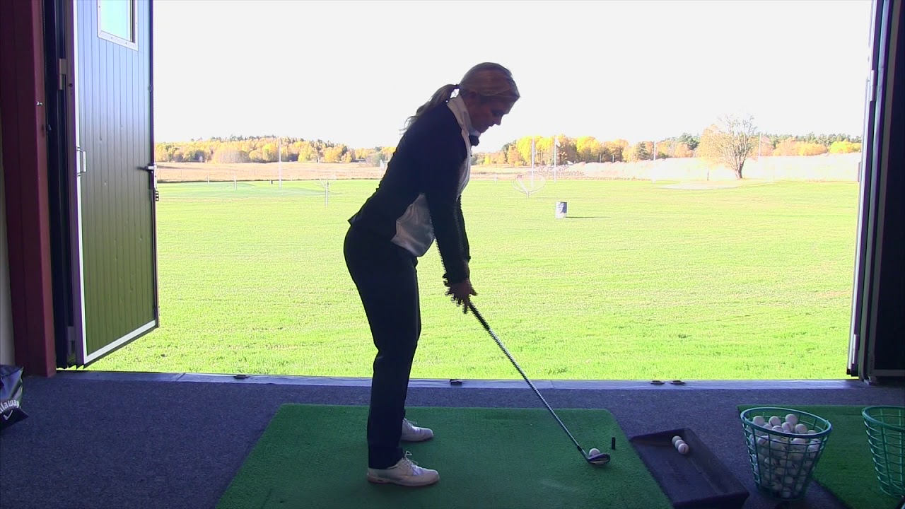 Bra uppst&auml;llning! Golftips med Ingela Tis&eacute;n