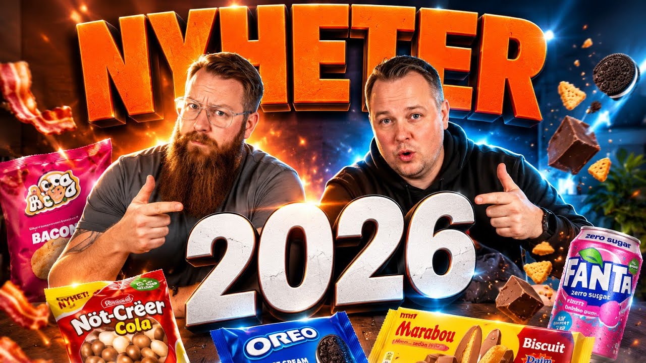 Testar NYHETER 2026! 🍫🍟 Monster & NOCCO – Är det VÄRT hypen?! (Betyg 1–10)