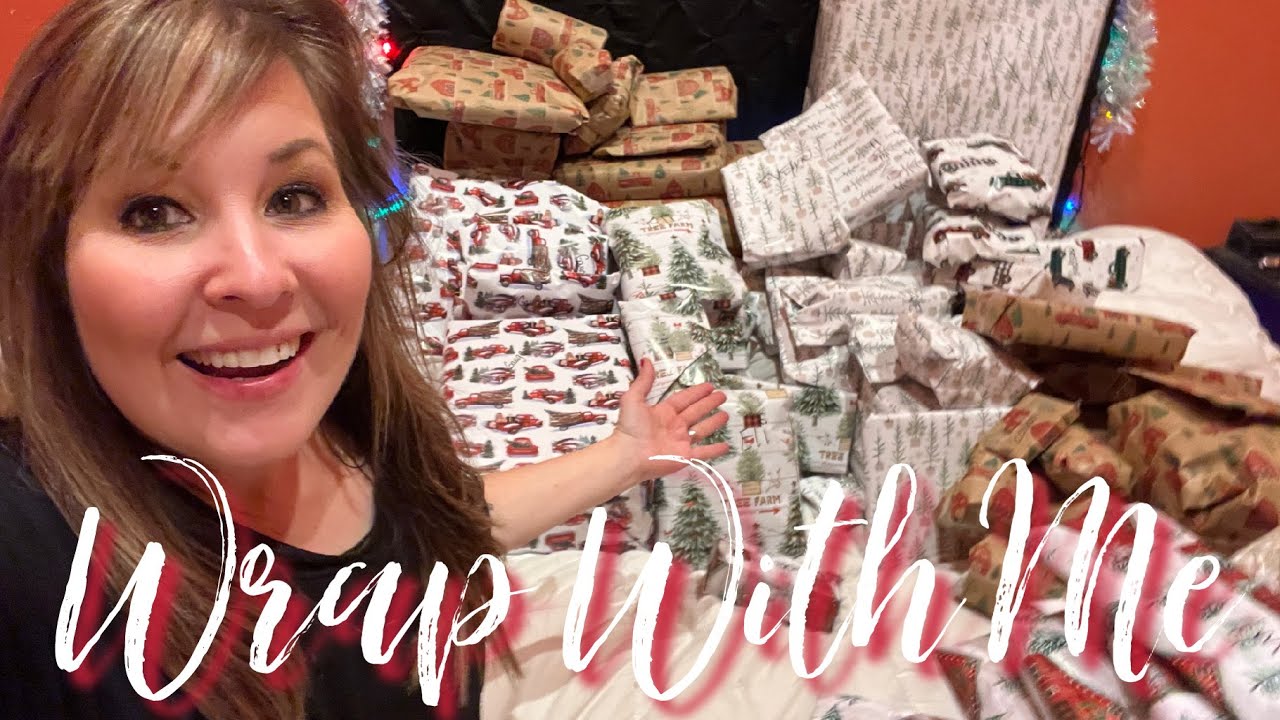 Упакуйте рождественские подарки вместе со мной! 🎁 | Быстрая упаковка со мной | Рождественский вид...