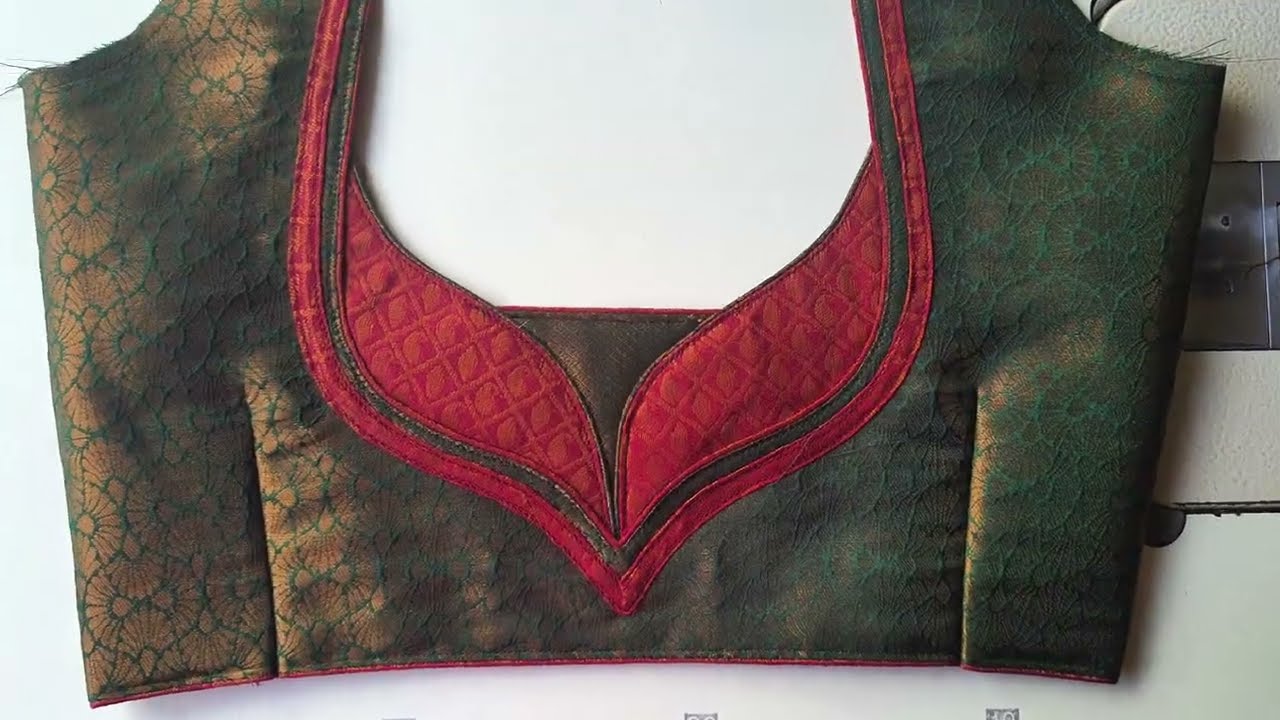 Design 1197 tm. Latest Patchwork Blouse Design | Step-by-Step Cutting and Stitching