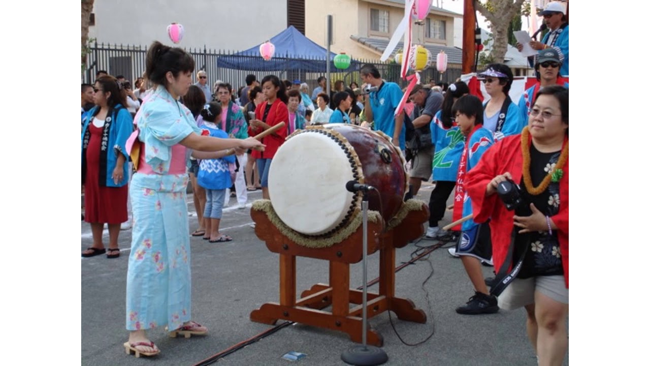 VIDEO 3, montage of Obon and bon-odori at Gardena Buddhist Church, August 4, 2007.