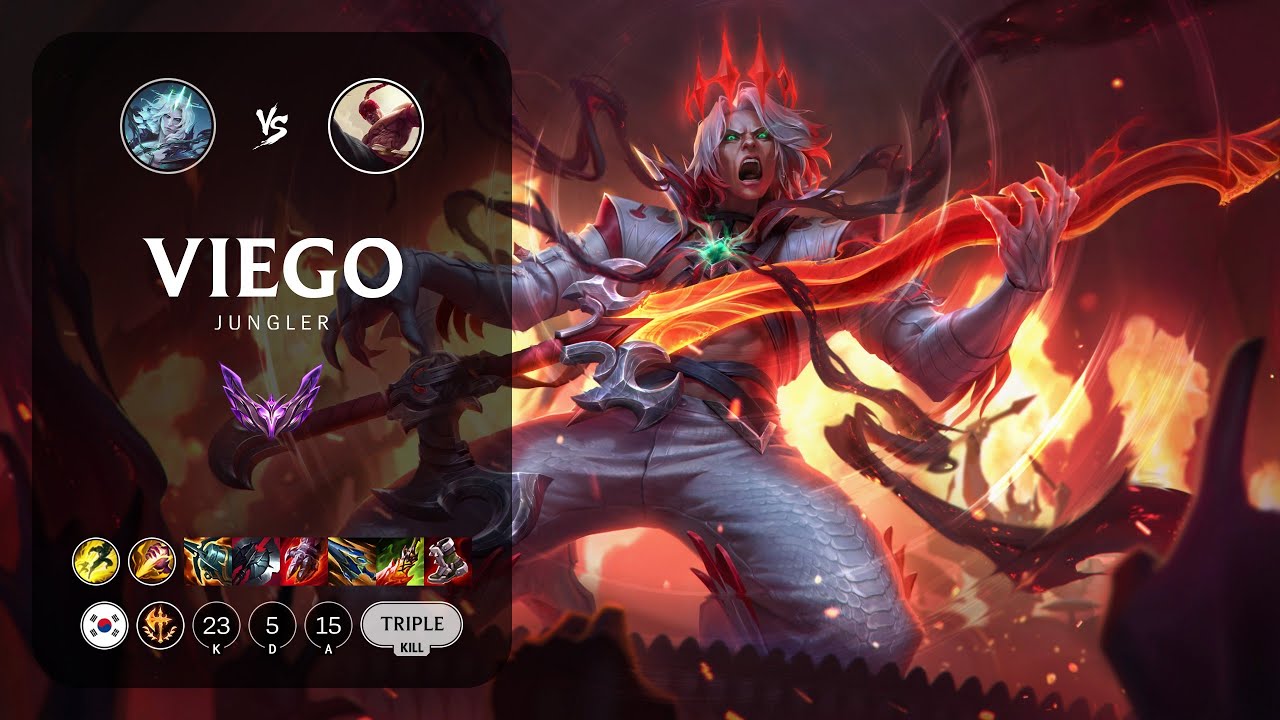 Viego Jungle vs Lee Sin - KR Master Patch 14.7