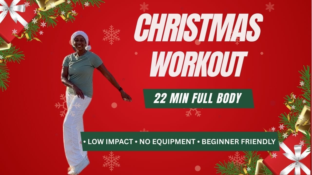 22 Minute Christmas Full Body Workout 🎄 | Low Impact • No Equipment  #christmasworkout