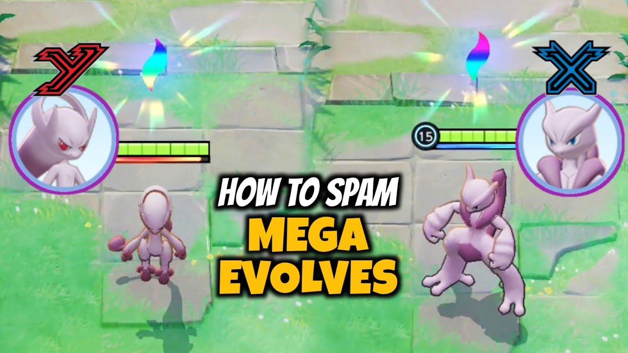 The BEST moves to spam Mewtwo X & Y mega evolutions  - Pok&eacute;mon Unite