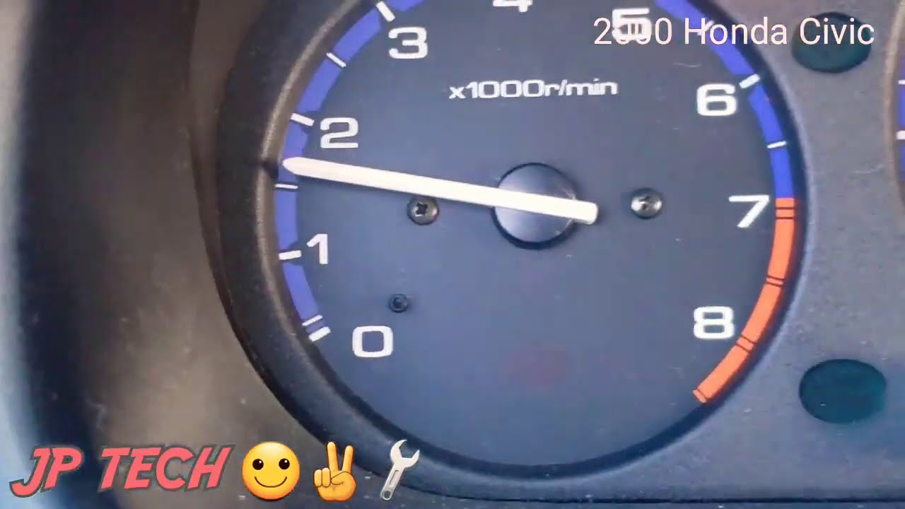 2000 Honda Civic Rpm muy alto sube y baja codigo P0505 idler system high.