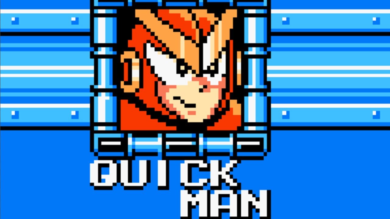 Quick Man's LEVEL but slightly in the style of Mega Man 6