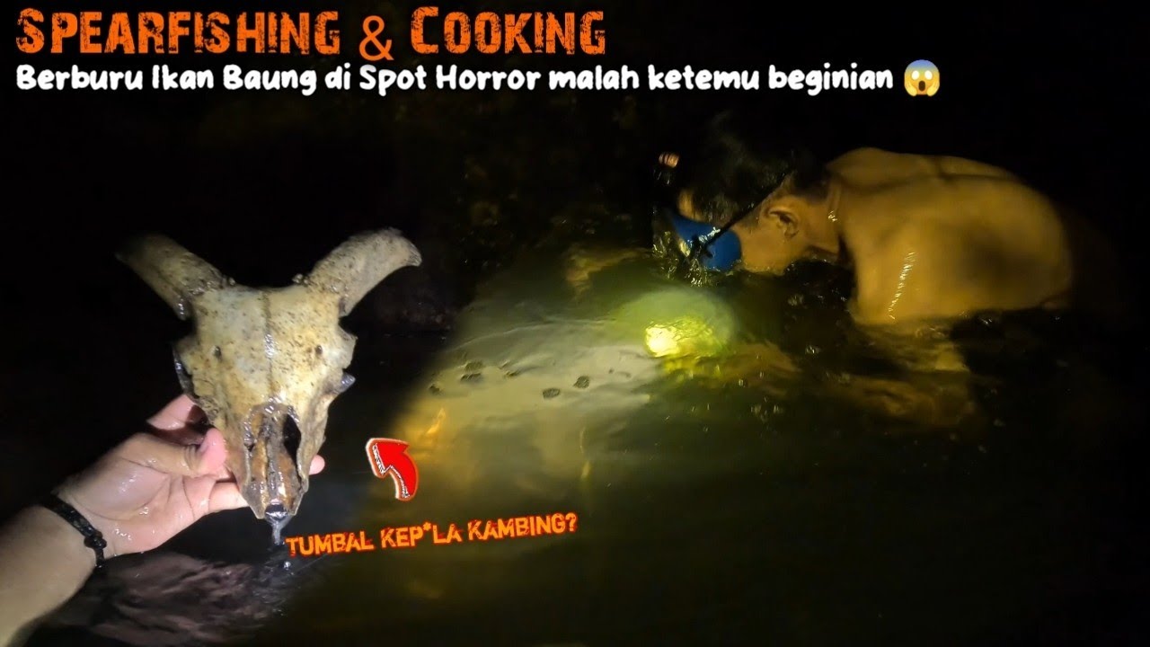 SPEARFISHING & COOKING! | Kegiatan Berburu Ikan Baung Dengan Cara Memanah malah ketemu beginian 😱