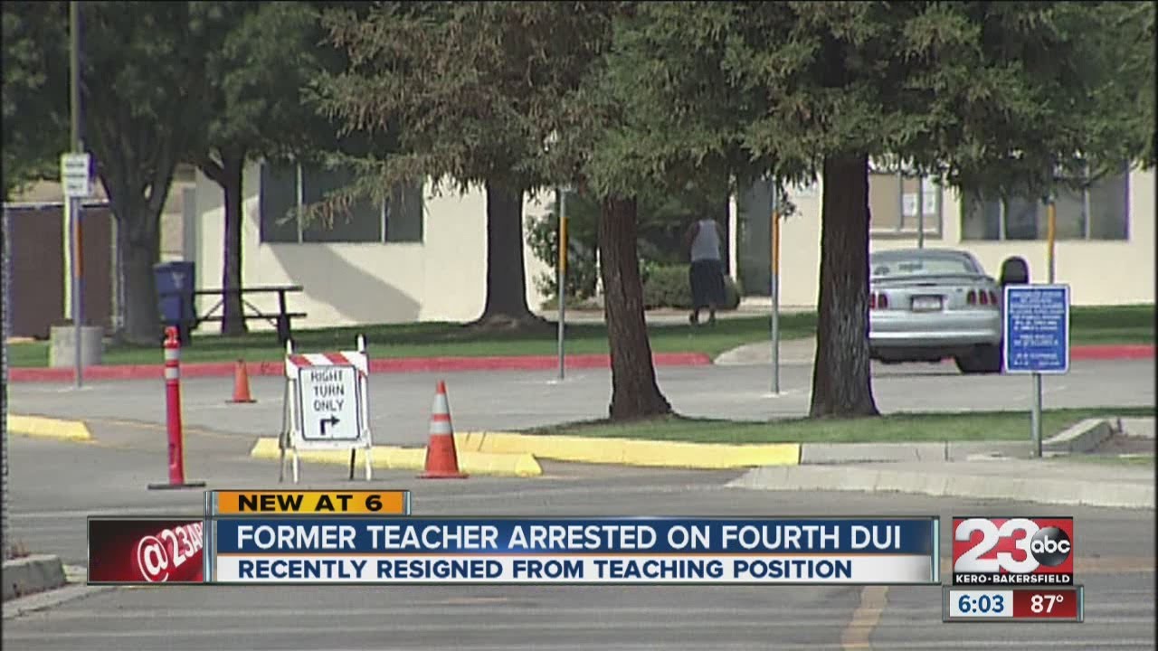 Former teacher arrested on warrant for fourth DUI