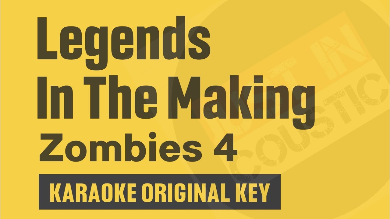 ZOMBIES 4 - Legends In The Making (Karaoke Version With Lyrics) Instrumental | Dawn Of The Vampires