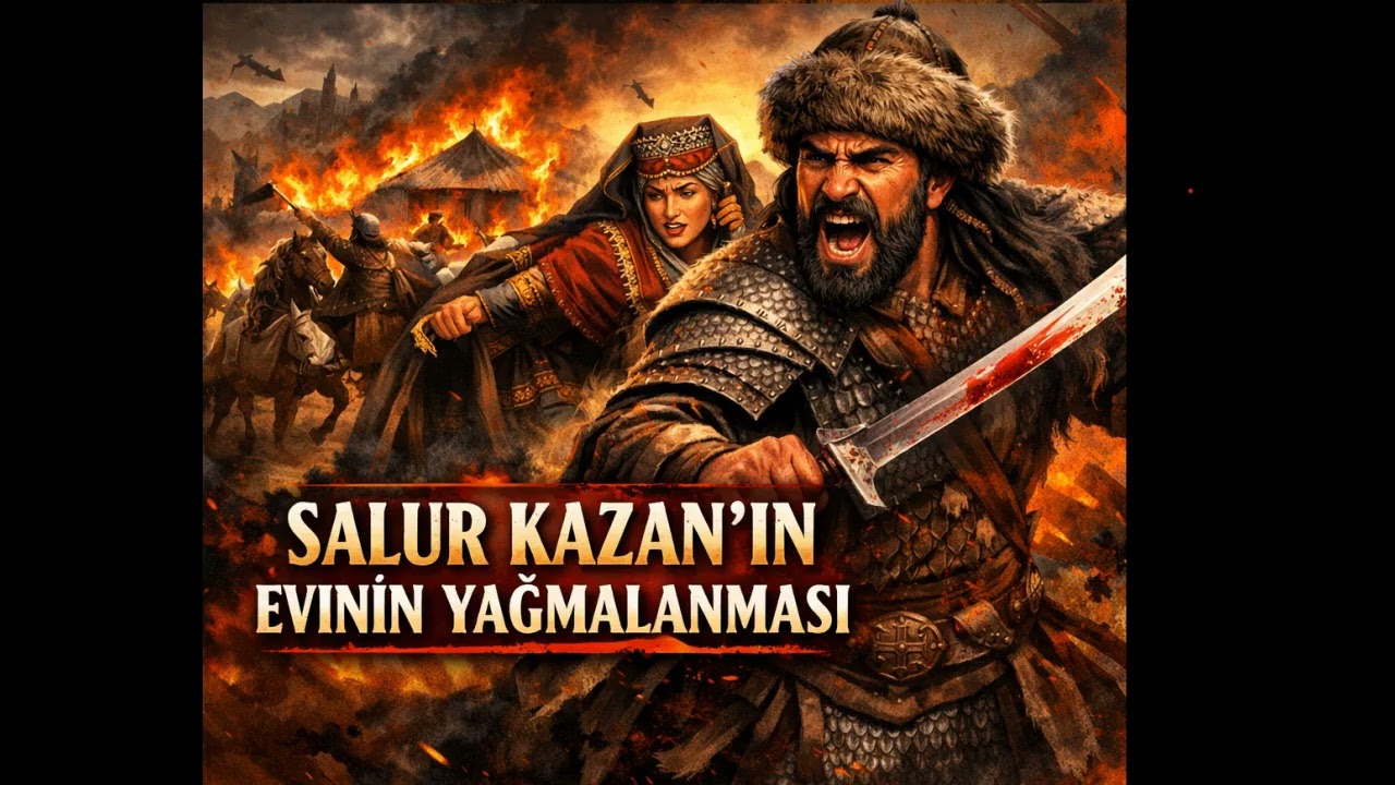 Dede Korkut Hikâyeleri | Salur Kazan’ın Evinin Yağmalanması – Derin Uyku İçin Destansı Hikâye