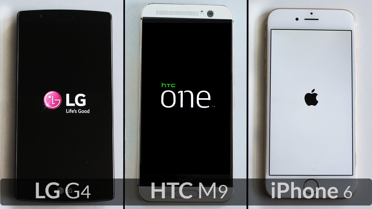 LG G4 vs HTC M9 vs iPhone 6 Speed & Multitasking Test (4K)