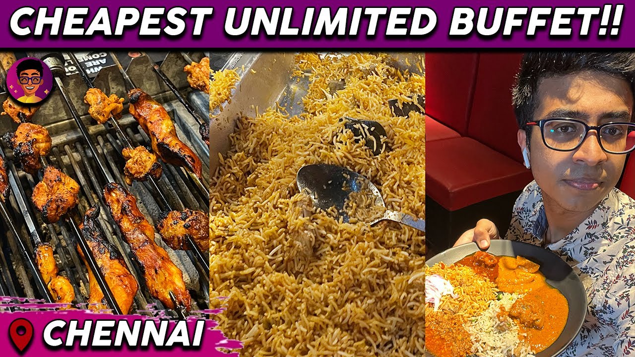 BEST Cheapest Unlimited Buffett in Chennai!🔥😳| 50% OFF at ₹475💰 | Idris Explores