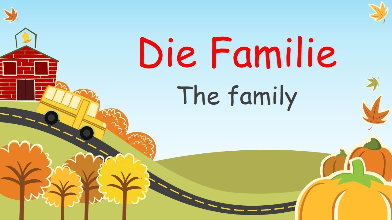 The family in German | die Familie | Meine Familie | Learn German | German for beginners | German A1