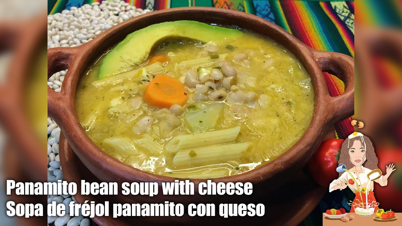 SOPA 🇪🇨DE FRÉJOL PANAMITO CON QUESO ❤//  Panamito bean soup with cheese
