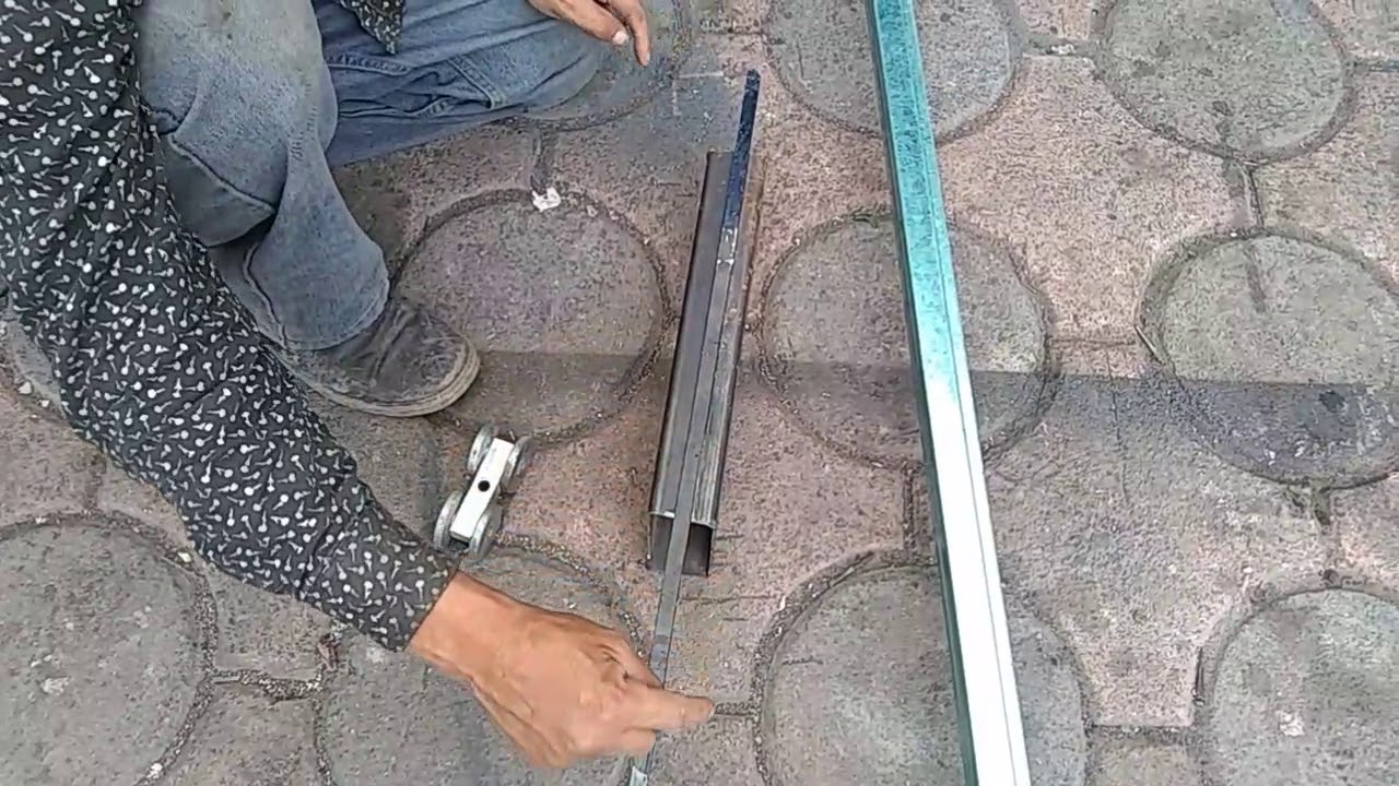 Cómo hacer riel para portón corredizo 1500 y 1400