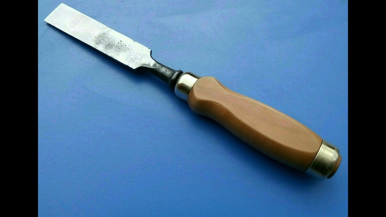 Как сделать ручку для стамески. Часть 2/2. How to make a chisel handle.