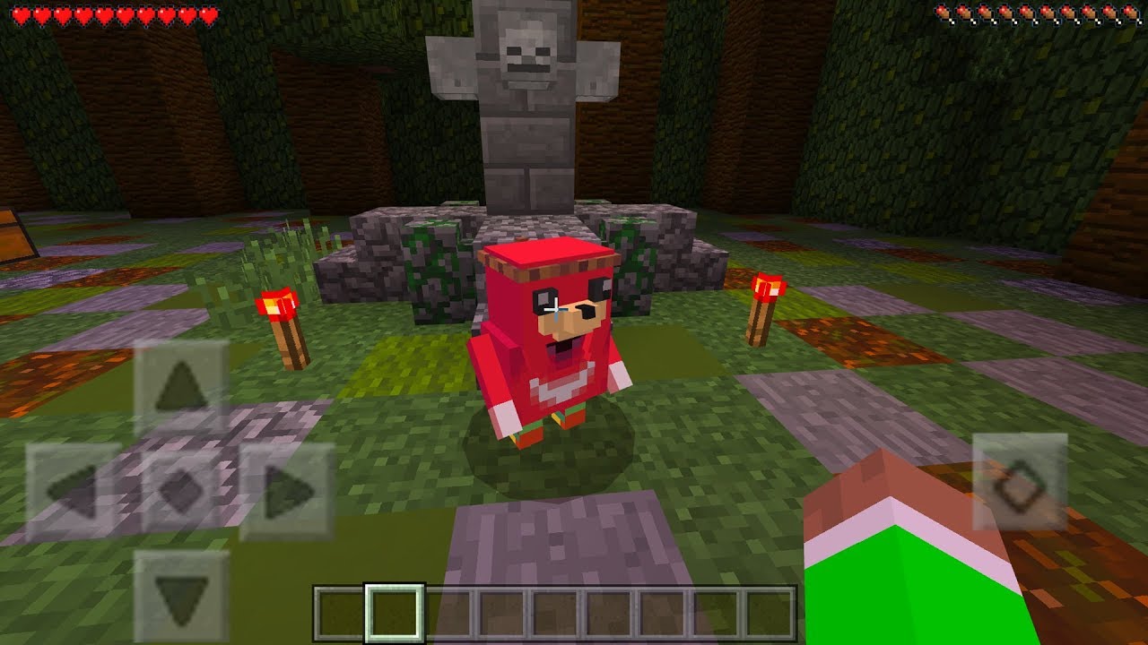 I FOUND Uganda Knuckles in Minecraft Pocket Edition!